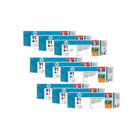 Confezione multipla 3 ink 91 giallo: 3 cartucce da 775 ml - Foto 3