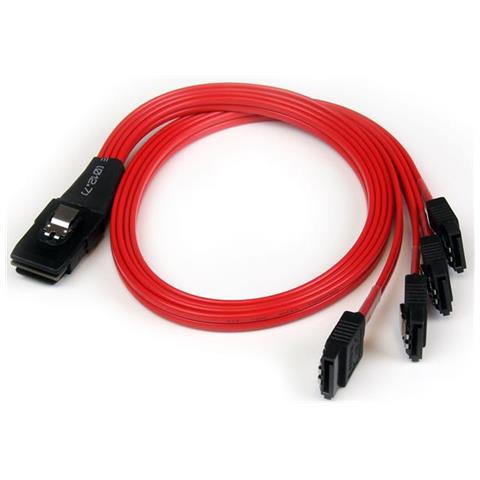 SFF-8087 50 cm a SATA 4x - Cavo invertitore interno Mini SAS a SATA - Foto 1