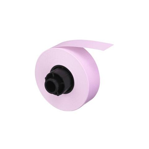 rotolo 5mt etichette riposizionabili rosa 9mm - Foto 1