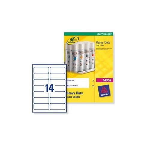 Etichette in Poliestere 99.1 x 38.1 mm Confezione 20 fogli - Foto 1