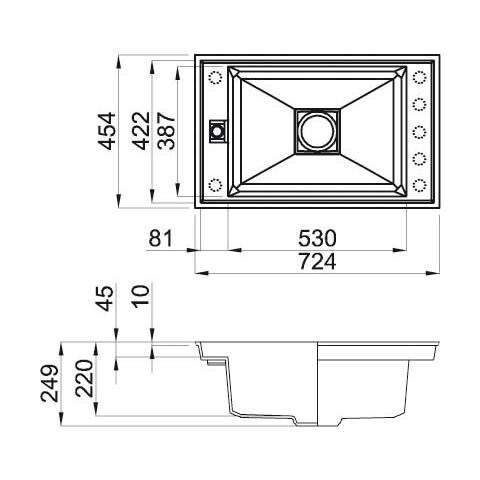 Lav. Value 130 72x45 1v Kuro 86 Sottotop - Foto 2