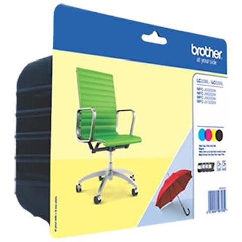 LC-229XL Cartuccia Ink Originale Nera / Ciano / Magenta / Giallo per MFC-J5320DW Capacità 6000 Pagine - Foto 5