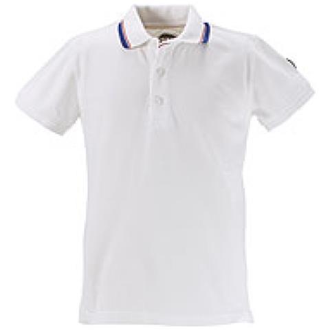 Polo Ragazzo Piquet Profilata 6a Bianco - Foto 1