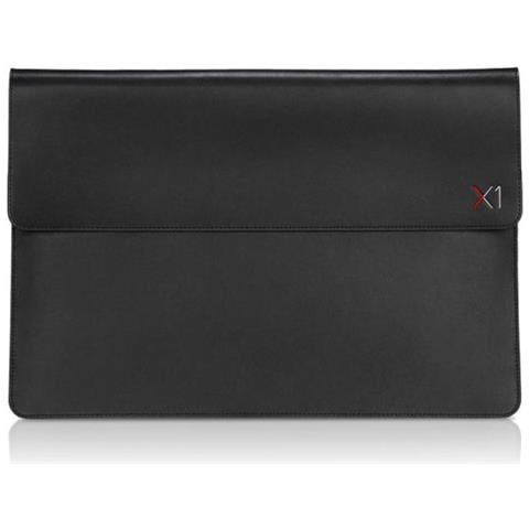 Custodia in Pelle per Notebook Compatibile ThinkPad X1 Yoga (Gen 4) / Carbon (Gen 5,6,7) Colore Nero - Foto 1
