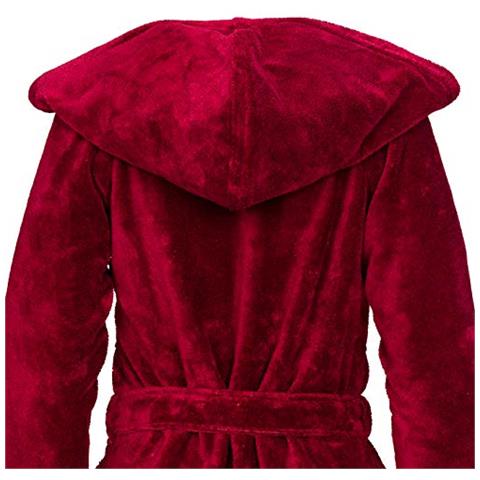 Palermo Accappatoio, Rosso (burgundy 016), 38 Donna - Foto 2
