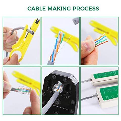 Pro 12 In 1 Rete Kit Di Riparazione - Computer Maintenance Lan Cable Tester Mobile Device Kit Di Riparazione - Foto 4