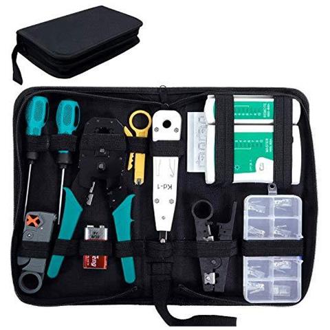 Pro 12 In 1 Rete Kit Di Riparazione - Computer Maintenance Lan Cable Tester Mobile Device Kit Di Riparazione - Foto 1