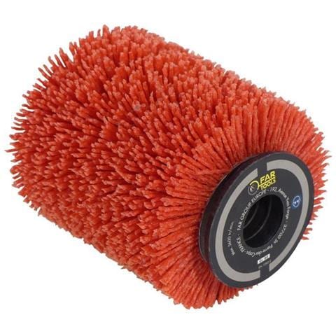 Spazzola Abrasiva In Nylon Ø80mm - L 100mm Per Strofinare / Sgrassare / Pulire - Foto 1