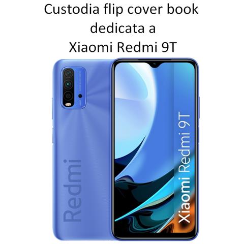 Smart Book Custodia Poket Silicone Flip Cover Case Per Xiaomi Redmi 9t Gold - Foto 2