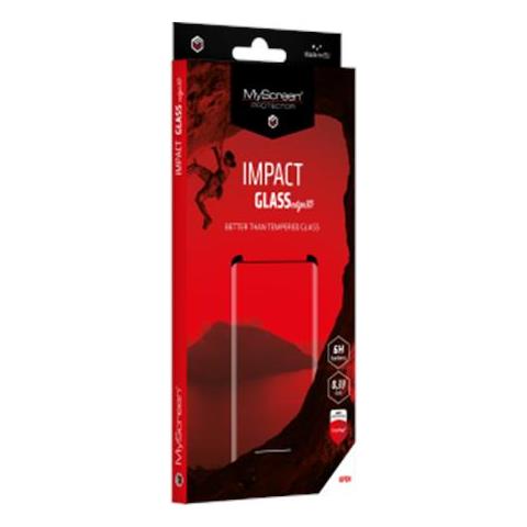 Impact Glass Edge 3d Samsung, Galaxy Note 10, Vetro Ibrido Flessibile, Trasparente Con Cornice Nera - Foto 2