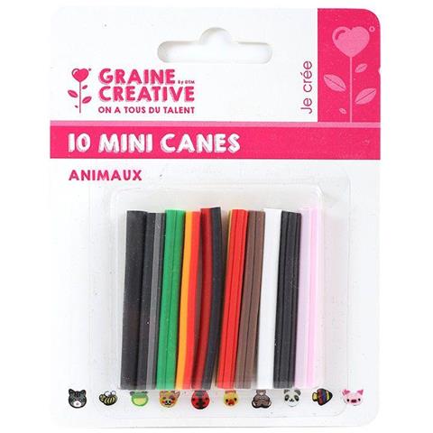 10 Bastoncini Fimo Da Tagliare 5 X 0,5 Cm - Animali - Foto 1