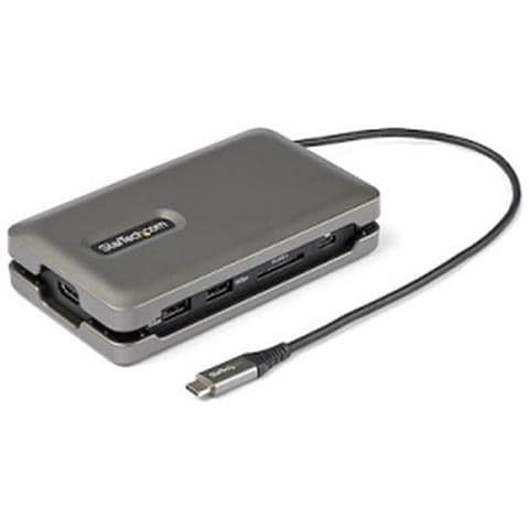 Adattatore Multiporta USB C - Da USB C a HDMI 2.0 4K 60Hz - Hub USB 2 Porte 10Gbps - 100W Power Delivery Pass-through - GbE - SD /MicroSD - Mini DockStation USB Type-C - Cavo da 25cm - Foto 1