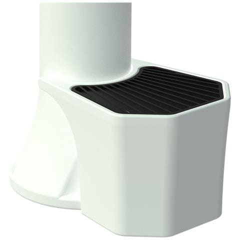 Tritone Pro Fontana Da Giardino Con Secchiello E Tubo Flessibile Con Pistola Bianco Flessibile Interno Doppio Attacco Acqua - Foto 9