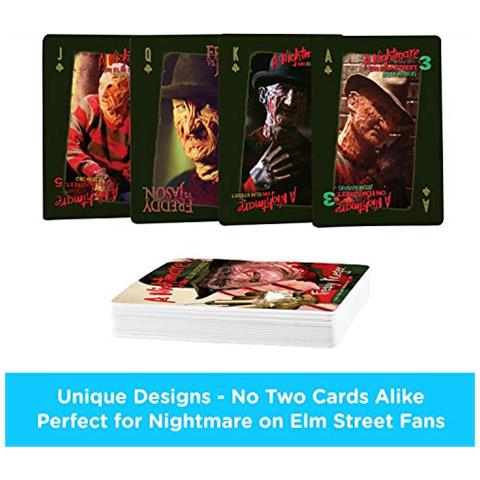A Nightmare On Elm Street Carte Da Gioco - Mazzo Di Carte A Tema Noes Per I Tuoi Giochi Di Carte Preferiti - Merce E Oggetti Da Collezione Con Licenza Ufficiale - Foto 4