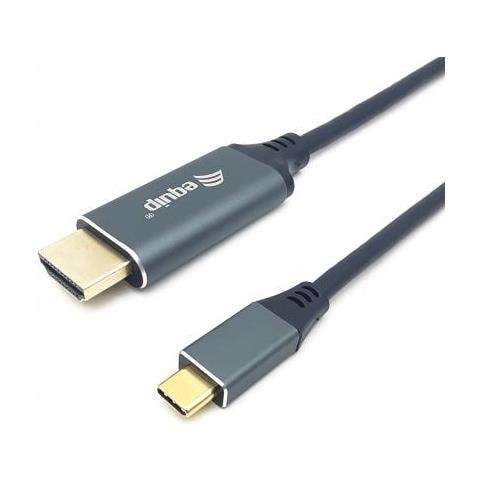 133417 Cavo E Adattatore Video 3 M Usb Tipo-c Hdmi Tipo A (standard) Grigio, Nero - Foto 1