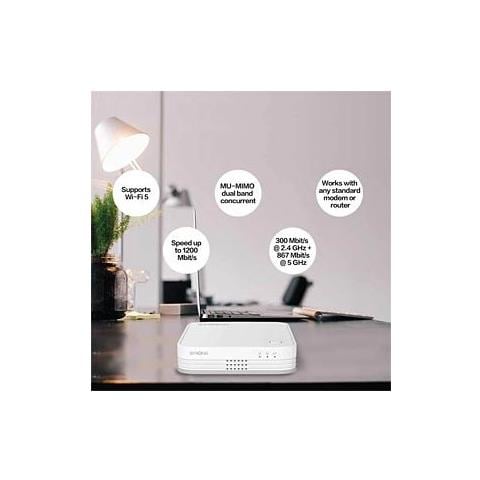 Router Wireless Wi-Fi Mesh Home Trio Pack 1200 Dual-band (2.4 GHz / 5 GHz) Wi-Fi 5 (802.11ac) Colore Bianco - Foto 4