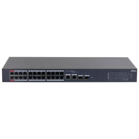 Switch CS4226-24ET-375 con 26 Porte Gigabit PoE+ 10 / 100 / 1000 Mbps RJ-45 con 2 Porte SFP Nero - Foto 1