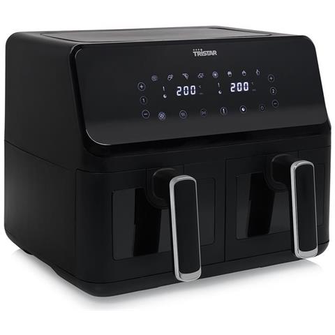 Friggitrice ad Aria FR-9040 a Doppio Cestello Capacità 8 L 2700 W Colore Nero - Foto 1