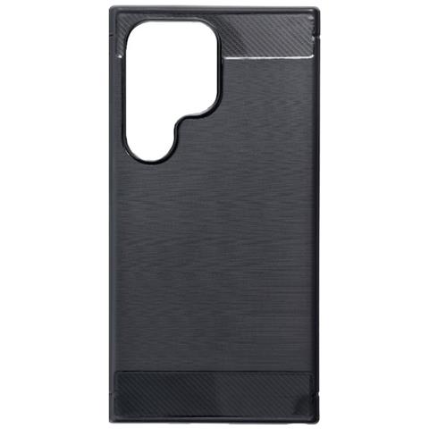 Custodia B-case Tpu Silicone Cover Case Per Samsung Galaxy S24 Ultra Carbon Metal Black - Foto 2