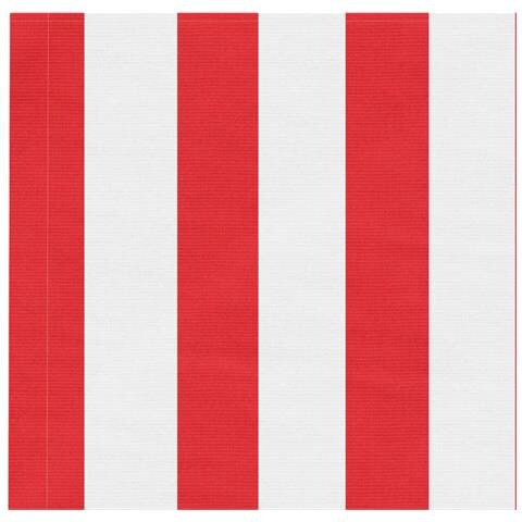 Tessuto Di Ricambio Per Tenda Strisce Rosse E Bianche 4,5x3,5 M - Foto 2