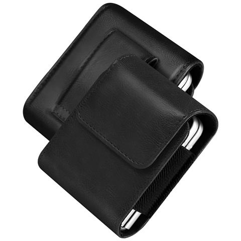 Custodia Cintura Universale Magnetica Per Telefoni Pieghevoli Pelle - Foto 5