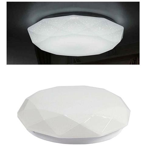 Plafoniera Led Da Soffitto 24 Watt Lampadario Luce Bianca 6500k C02 - Foto 1