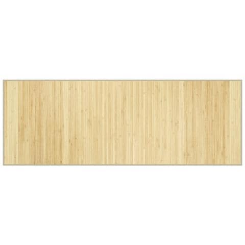 Tappeto Rettangolare Natura Chiaro 70x200 Cm In Bambù - Foto 2
