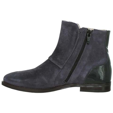 Stivali Da Donna In Pelle Scamosciata Con Zip Grigio 38,5 - Foto 3