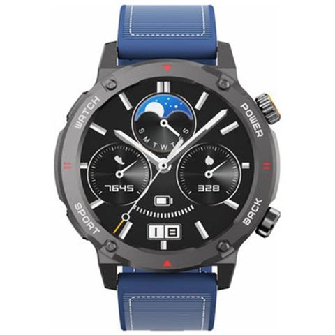 Smartwatch Xplorer Scout D2 10 ATM Display 1.4" Colore Blu /Nero - Foto 2