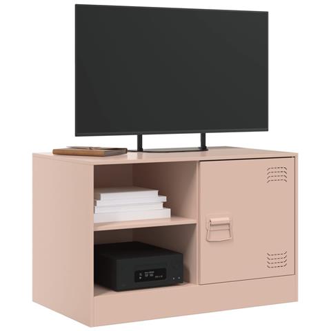 Mobili Tv 2 Pz Rosso 67x39x44 Cm In Acciaio - Foto 3