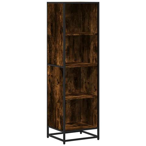 Libreria Rovere Fumo 40x35x139 Cm In Truciolato - Foto 2