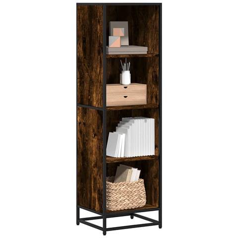Libreria Rovere Fumo 40x35x139 Cm In Truciolato - Foto 1