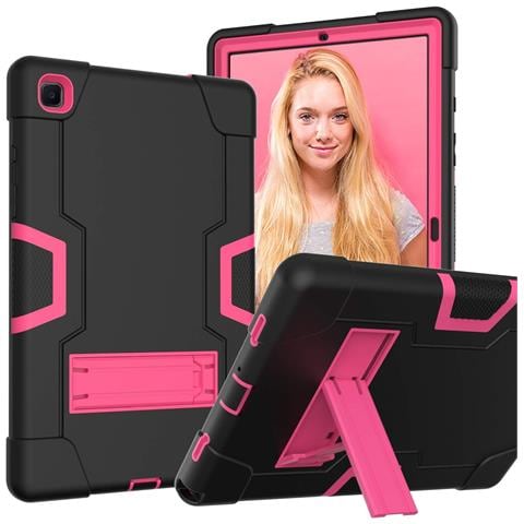 Custodia Elegante Per Ipad Pro 12.9"" Con Supporto E Slot Per Stilo - Rosa E Nero - Foto 1