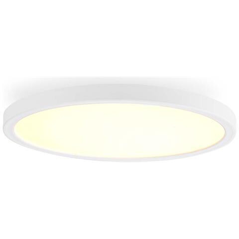 Smartlife Wi-fi Rgb Plafoniera Rotonda 1800lm 6500k Ip20, Bianco - Foto 1