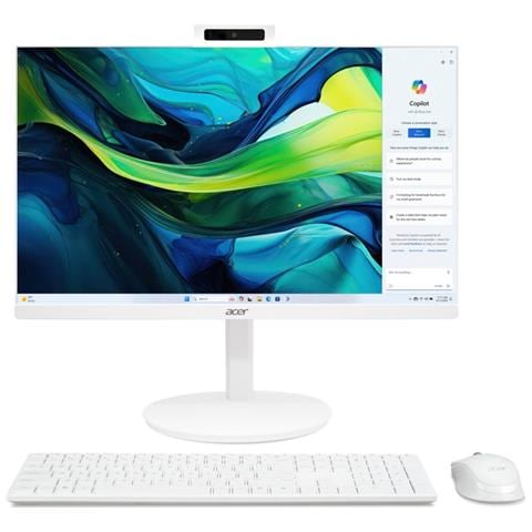 Aspire C24-1YE13U5UNH Intel® Core™ i5 i5-1334U 60,5 cm (23.8") 1920 x 1080 Pixel PC All-in-one 16 GB DDR4-SDRAM 512 GB SSD Windows 11 Home Wi-Fi 6 (802.11ax) Bianco - Foto 1