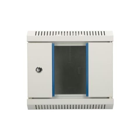 Extralink Per armadio rack 4U 10 "grigio montaggio a parete, Da parete, 4U, 30 kg, Lucchetti, Griglie, Grigio - Foto 2