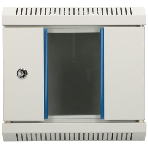 Extralink Per armadio rack 4U 10 "grigio montaggio a parete, Da parete, 4U, 30 kg, Lucchetti, Griglie, Grigio - Foto 1