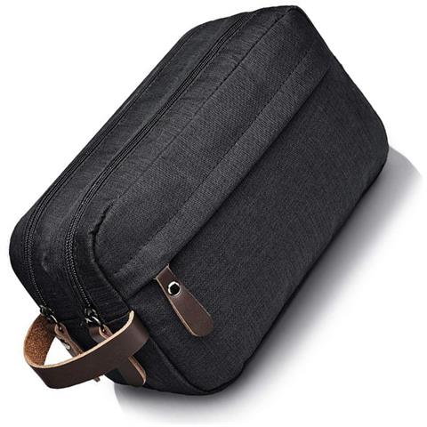 Beauty Case In Tessuto Oxford Nero - Organizer Da Viaggio - Foto 3