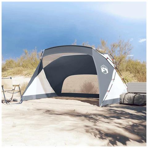 Tenda da Spiaggia Grigia 274x178x170/148 cm in Poliestere 185T - Foto 2