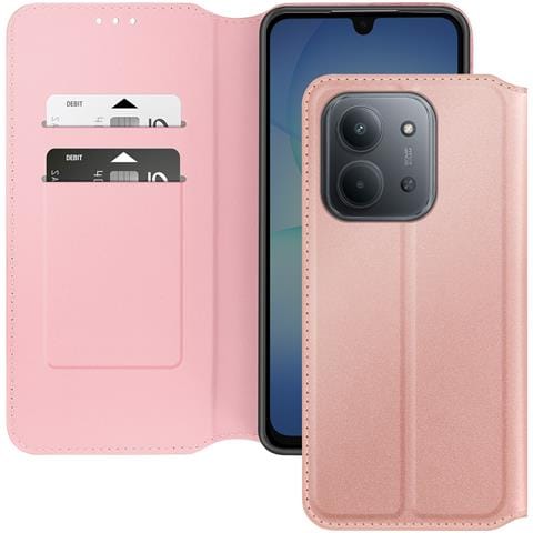 Custodia A Portafoglio Con Chiusura Magnetica Per Xiaomi Redmi 15c Con Supporto Video - Foto 1
