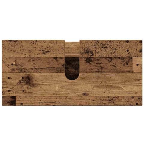 Set di mobili per il bagno 4 pcs Legno vecchio 30 x 35 x 192 cm - Foto 9