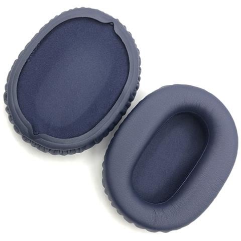 2 Cuscinetti Di Ricambio Compatibili Con Cuffie Sony Wh-ch710/720/zx770bn - Pelle Proteica E Memory Foam Blue - Foto 2