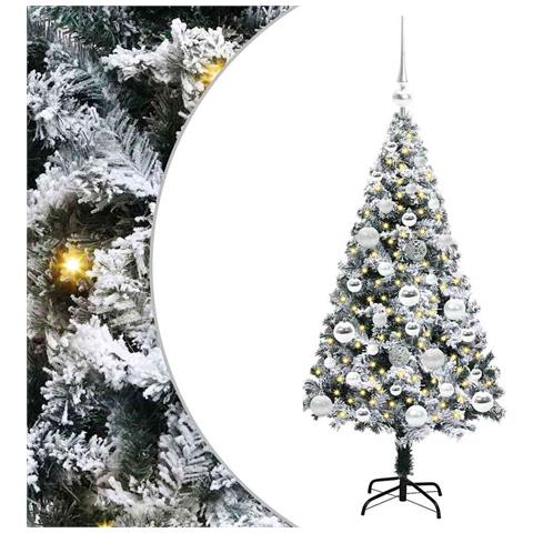 Albero di Natale artificiale con 150 LED Bianco 120 cm - Foto 1