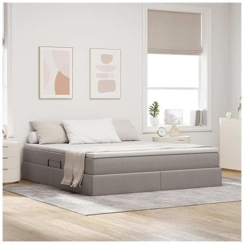 Letto con contenitore e materasso Talpa 160 x 200 cm Poliestere - Foto 2
