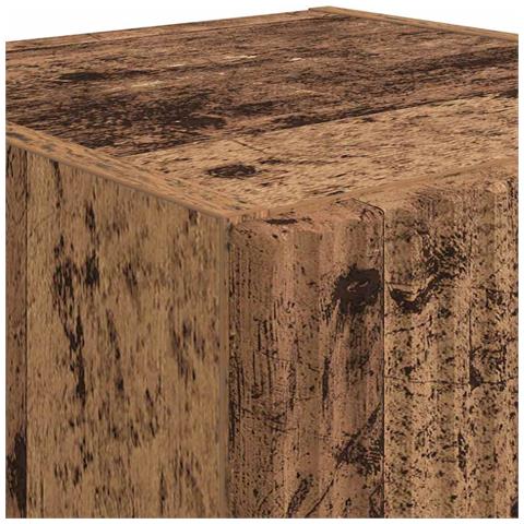 Mobile TV da parete Legno vecchio 30 x 31 x 80 cm - Foto 9