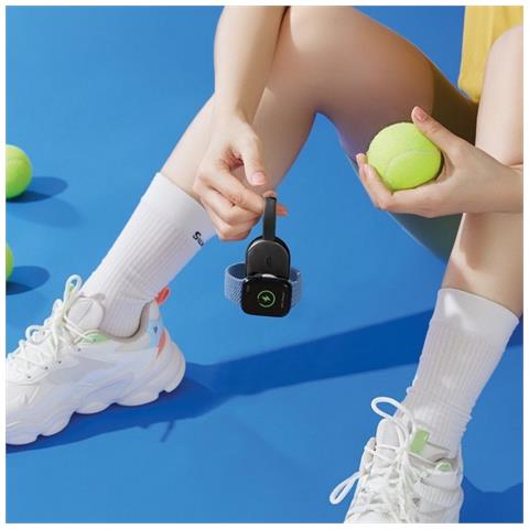 Forcelll F-energy Mini Power Watch 1200 Mah Ricarica Wirelesse Per Apple Whatch Usb-c Black - Foto 5