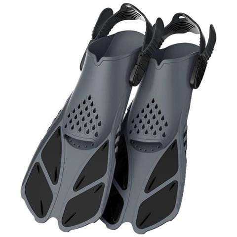 Pinne Da Nuoto Regolabili Per Immersioni E Snorkeling - Taglia S/m Black - Foto 1