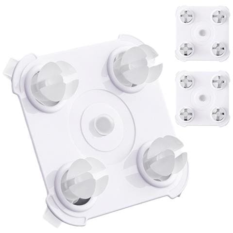 Set Di 3 Ganci Per Lavatrice - Design A Clip In Plastica Senza Fori Per Lavatrici E Asciugatrici - Foto 1
