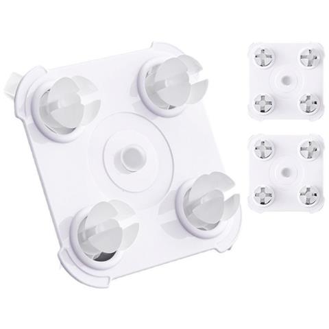 Set Di 3 Ganci Per Lavatrice - Design A Clip In Plastica Senza Fori Per Lavatrici E Asciugatrici - Foto 2