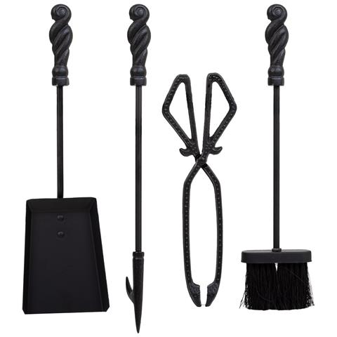 Set Di 5 Utensili Per Spazzacamino In Metallo Nero - Foto 6